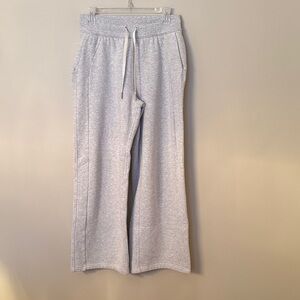 lululemon athletica Scuba Mid-rise Light Heather Gray Wide-Leg Pants